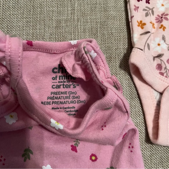 5 pairs of preemie girl clothes - Picture 8 of 11